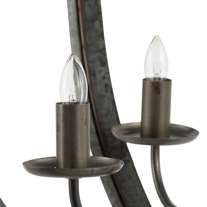 Nia 4-Light Metal Chandelier
