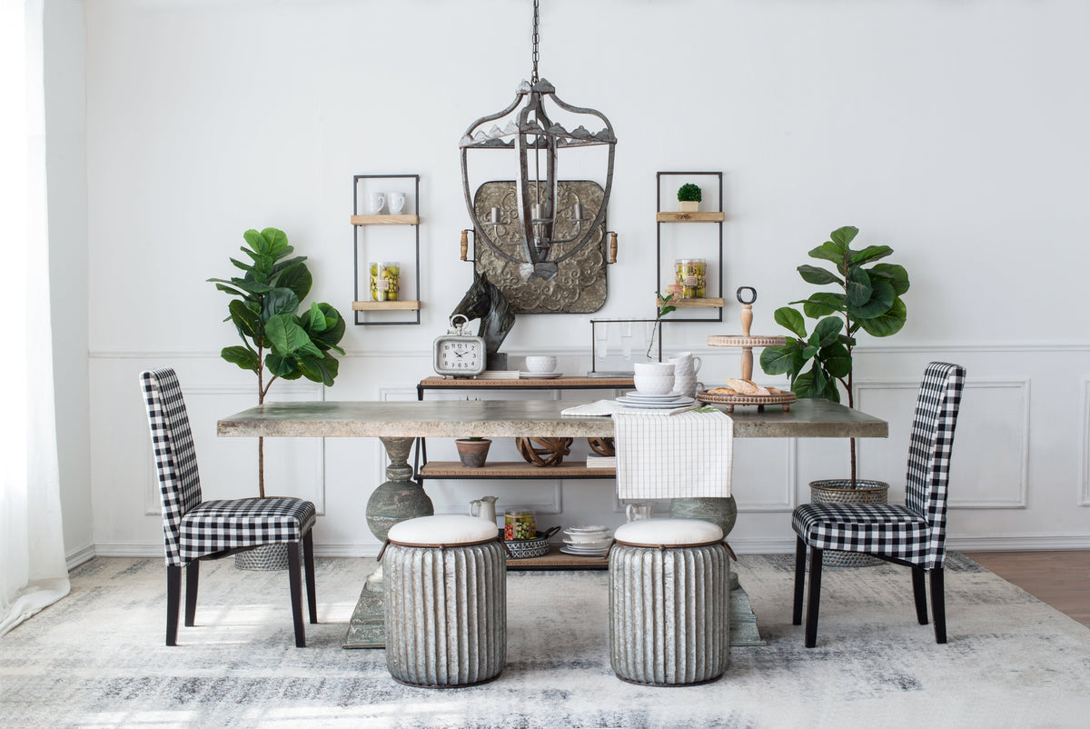 Nia 4-Light Metal Chandelier