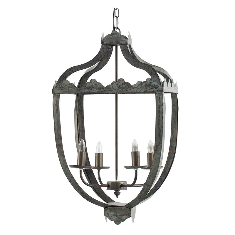 Nia 4-Light Metal Chandelier