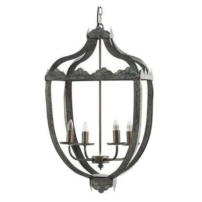 Nia 4-Light Metal Chandelier