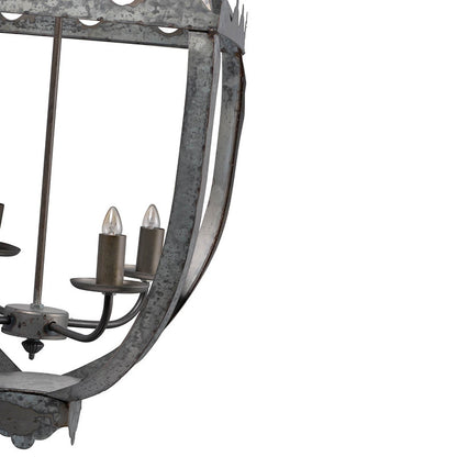 Nia 4-Light Metal Chandelier