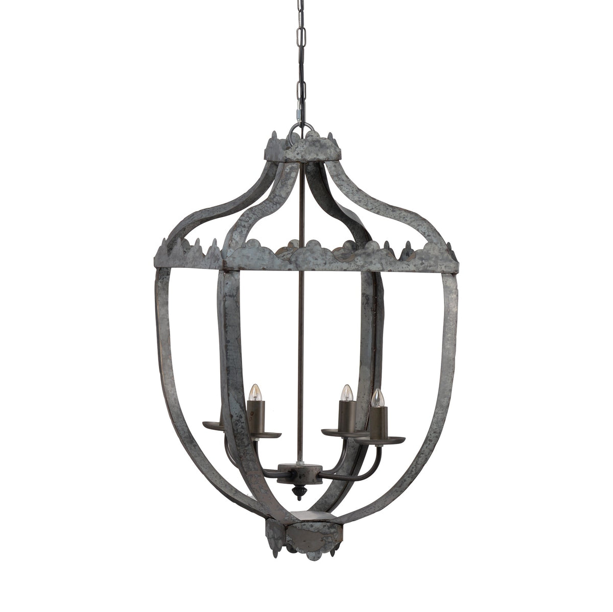 Nia 4-Light Metal Chandelier