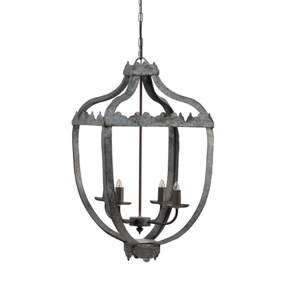 Nia 4-Light Metal Chandelier