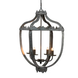 Nia 4-Light Metal Chandelier