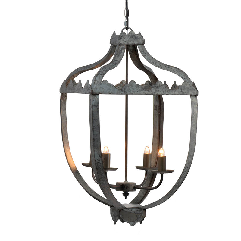 Nia 4-Light Metal Chandelier