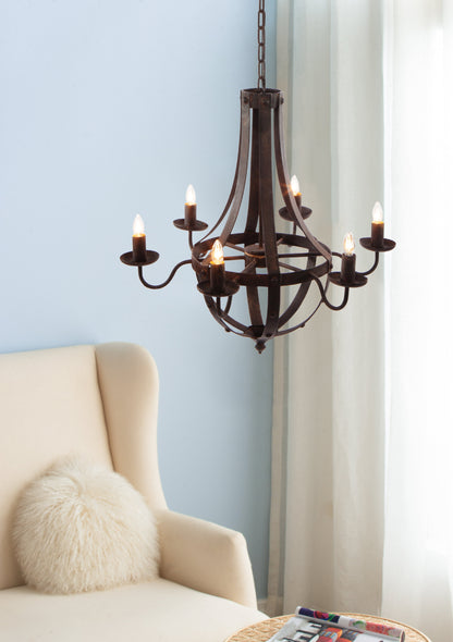 Mireya 6-Light Metal Chandelier