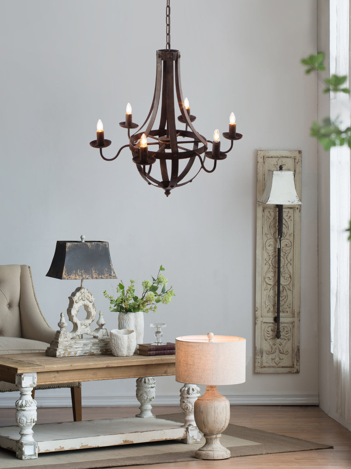 Mireya 6-Light Metal Chandelier