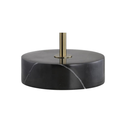Chelsea Metal/Marble Cone Shade LED Floor Lamp