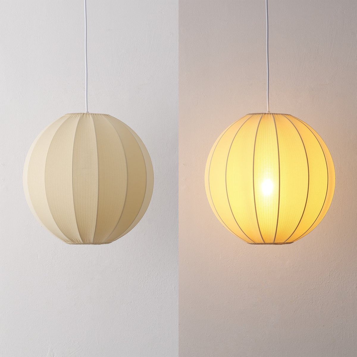 Sia 16" 1-Light Scandinavian Japandi Adjustable Lantern Metal with Ribbed Cocoon Globe Shade LED Pendant